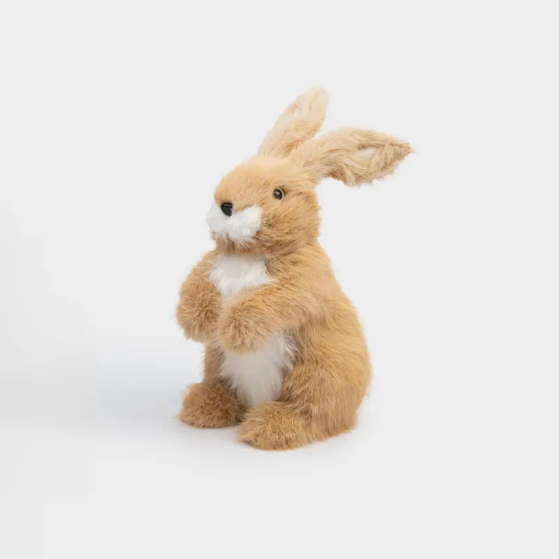 Изделие декоративное, 16х26 см, искусственный мех, бежевая, Кролик, Rabbit