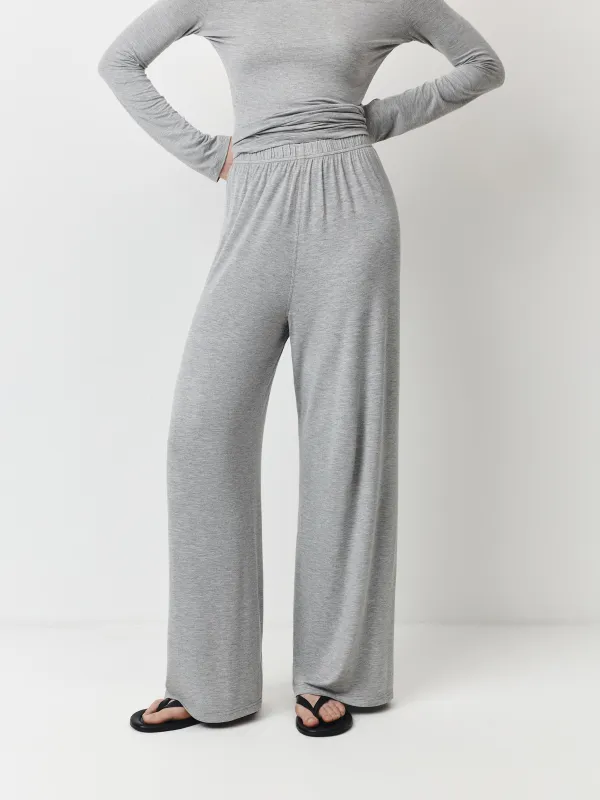 Әйелдер шалбары, үйге арналған, өлшемі М, вискоза/спандекс, сұр, Braith, image-2