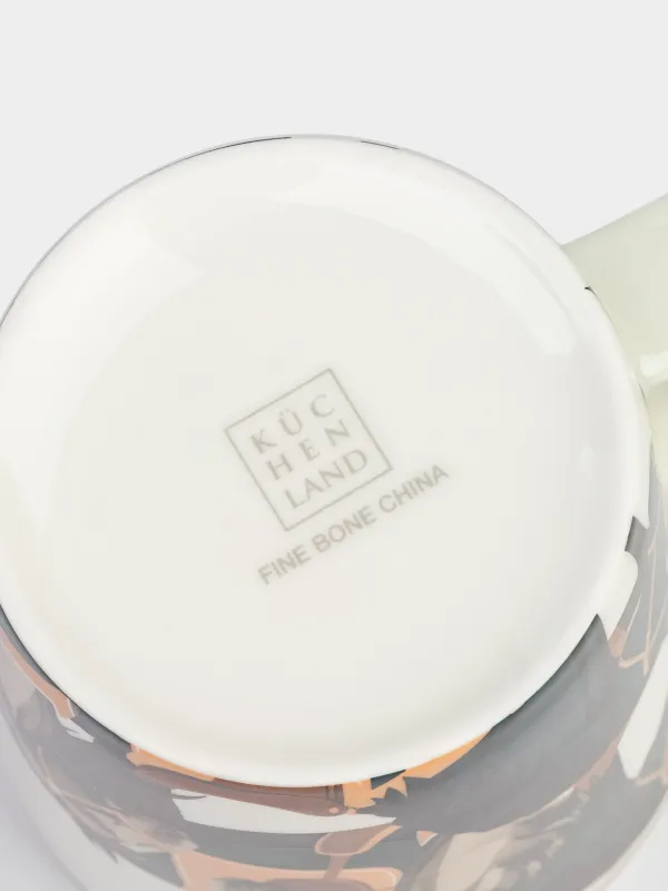 Саптыаяқ, 450 мл, фарфор F, ақ, Жылқы, Horse, image-4