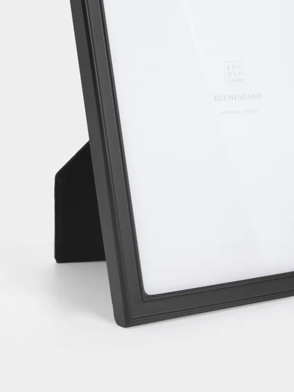 Фоторамка, 16х22 см, пластик/стекло, черная, Frames, image-2