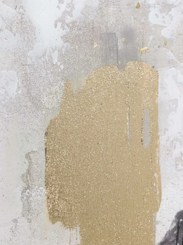 Картина в раме, 62х92 см, холст, серо-черная, Штрихи, Abstract, image-3