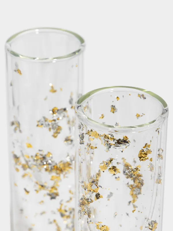 Шампан бокалы, 100 мл, 2 дана, шыны Б, ішінде фольга бар, Air decor, image-2