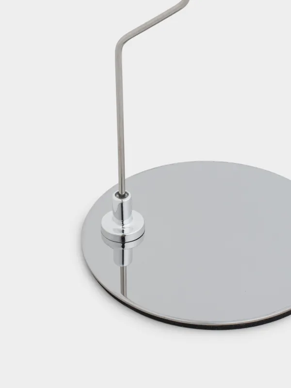 Шам тұғыры, 18 см, металл, дөңгелек, күміс, Жылқылар, Fantastic, image-2