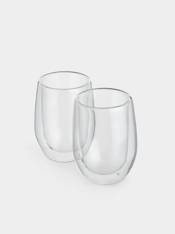 Стақан, 12 см, 330 мл, 2 дана, шыны Б, Air, image-1