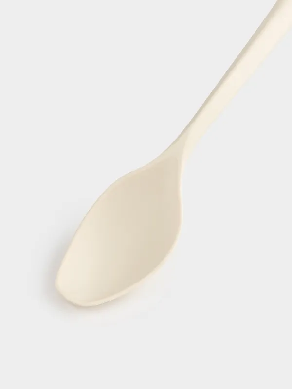 Ложка сервировочная, 32 см, силикон/дерево, молочная, Legerity, image-3