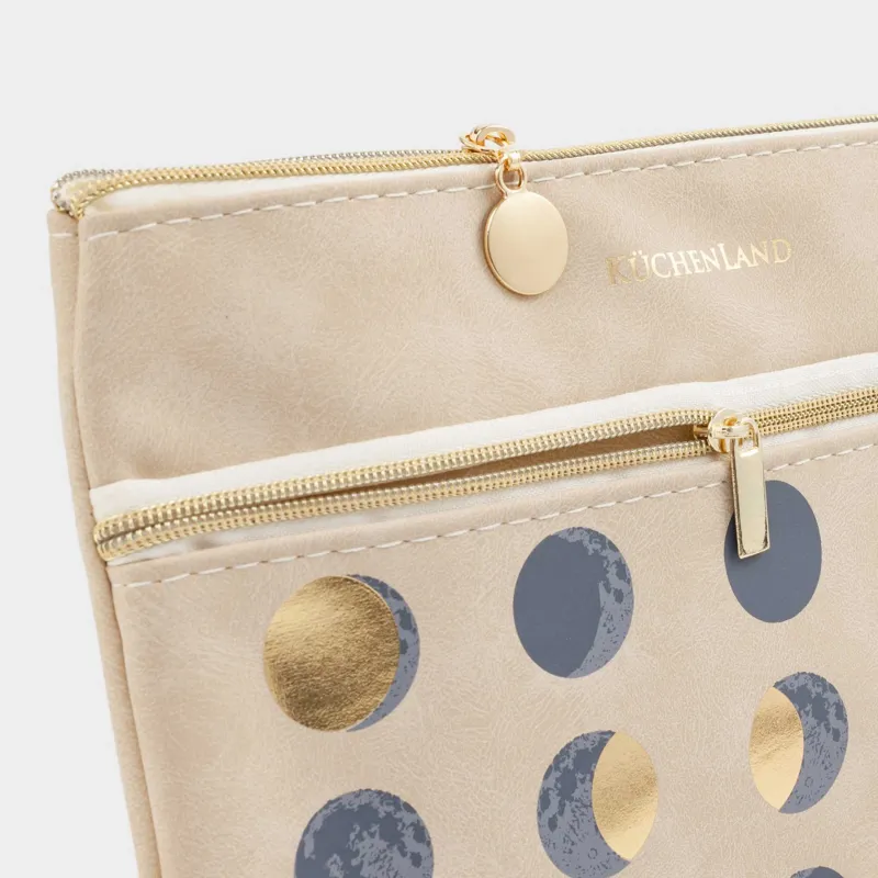 Қаламсауыт, 21х14 см, 2 бөлім, полиуретан, күміс, Ай, Eclipse, image-2