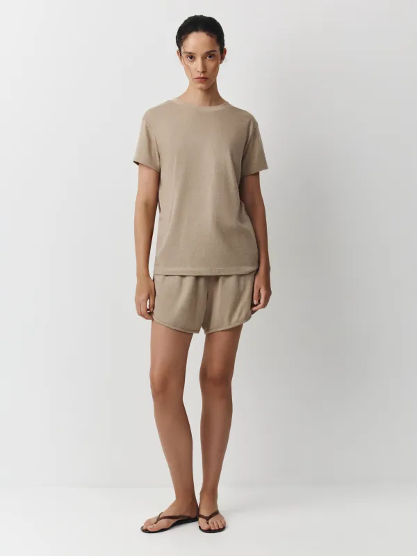 Футболка женская, бежевая, Hannah, image-1