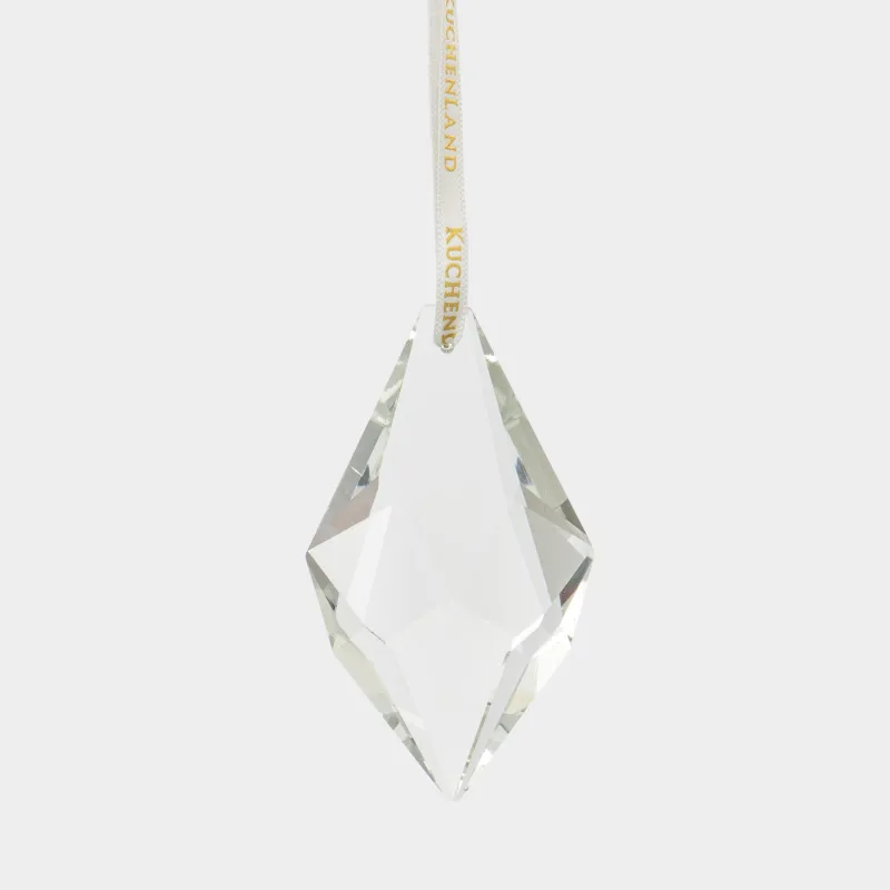 Шырша ойыншығы, 4х8 см, шыны, Асимметриялы мұз, Ice crystal