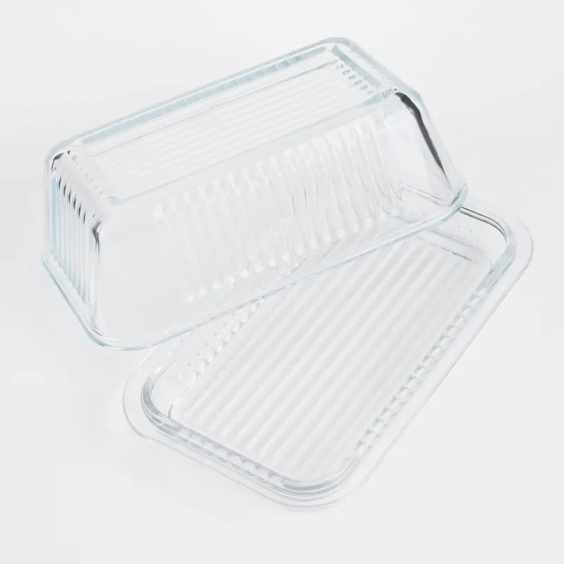 Сары май ыдысы, 17 см, Шыны Р, тікбұрышты, Ribby, image-3