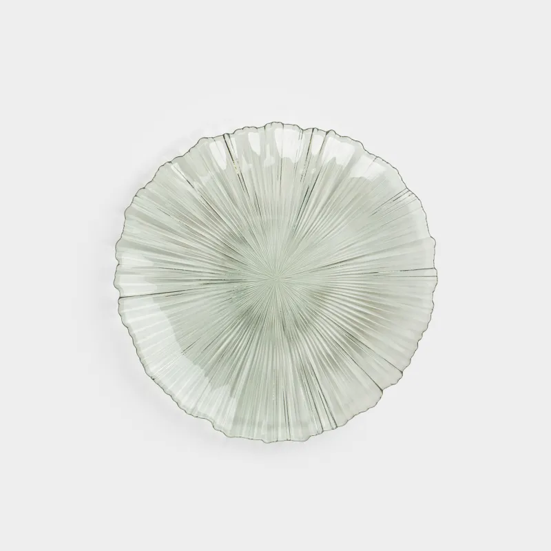 Түскі ас тәрелкесі, 27 см, шыны Р, жасыл, Verge