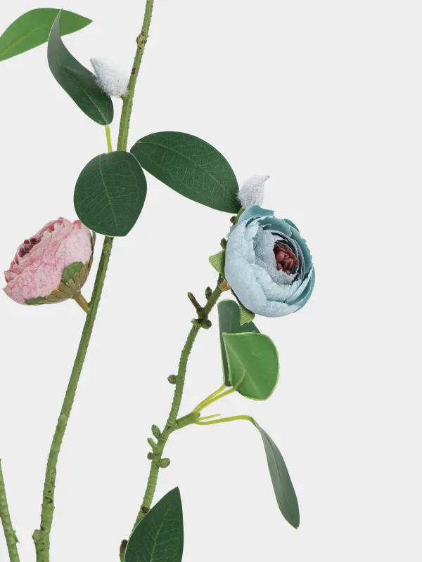 Сәндік бұтақ, 1 м, пластик, Сәлдегүлдер, Flower garden, image-3