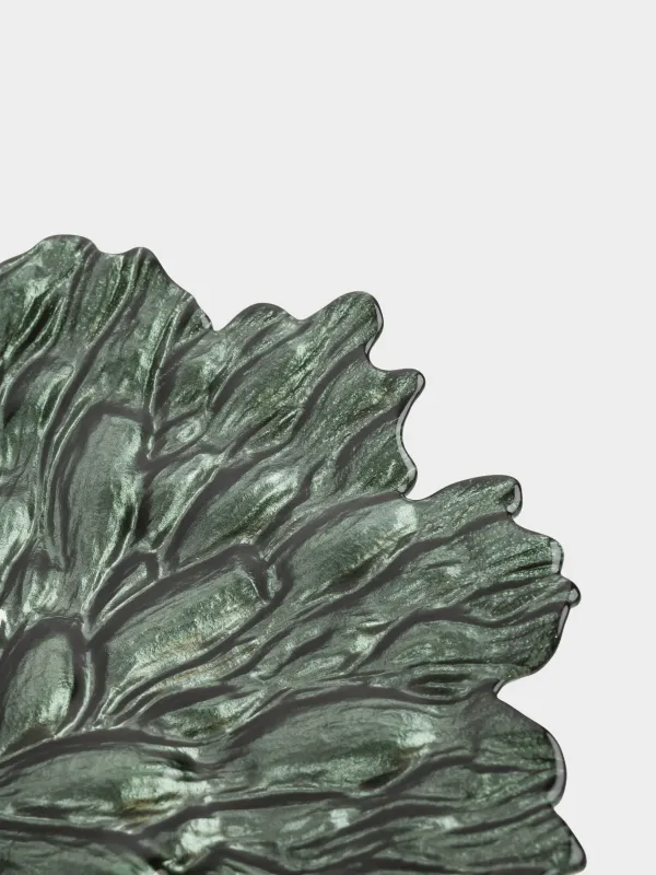 Блюдо, 33 см, стекло Р, зеленое, Pion color, image-5