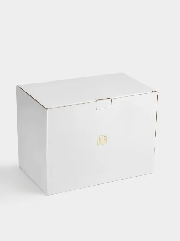 Сәндік ыдыс, 28х17х20 см, полирезин, ақ-алтын, Бұғы, Deer, image-5