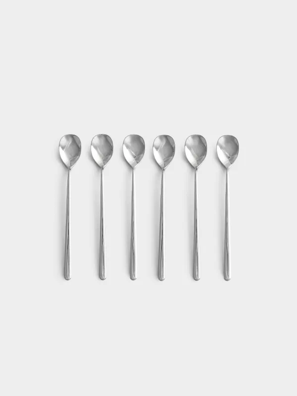 Шай қасық, 6 дана, ұзын сапты, болат, Toscana, image-0