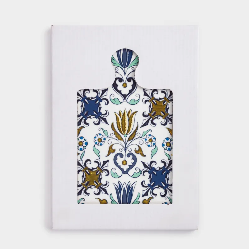 Подставка под горячее, 17х24 см, с ручкой, керамика/пробка, Кинцуги, Revival, image-5