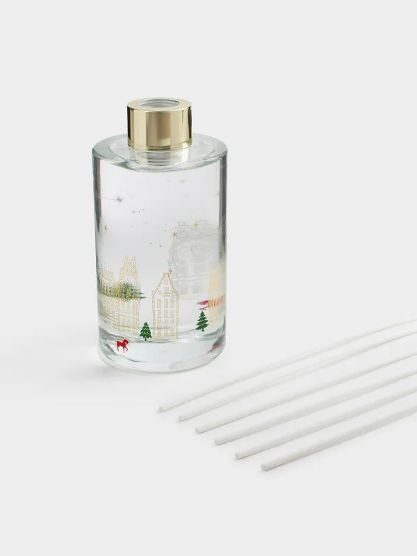 Ароматический диффузор, 200 мл, Raw Space, Домики с лошадкой, Snow sparks, image-1