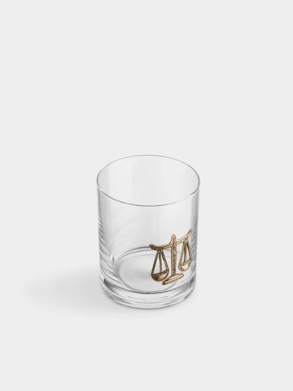 Виски стақаны, 10 см, 340 мл, шыны/металл, алтын түстес, Таразы, Zodiac, image-2