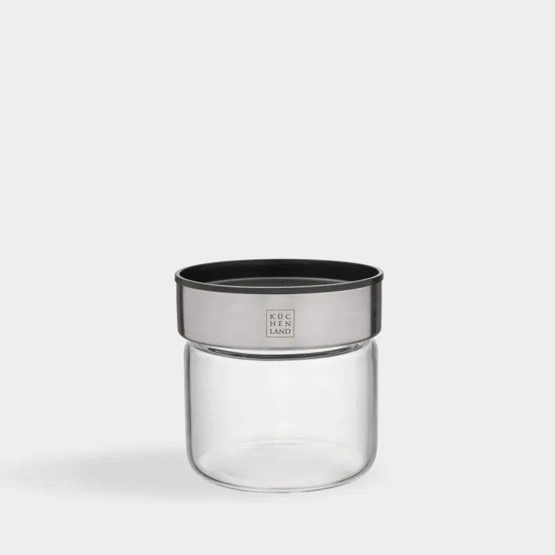 Азық-түлікке арналған банка, 350 мл, шыны пайдаланылған / пластик, жайлылық