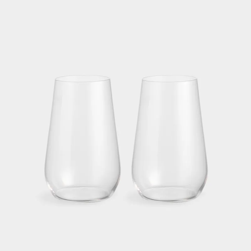 Стакан, 14 см, 580 мл, 2 шт, кристальное стекло, Ferentino