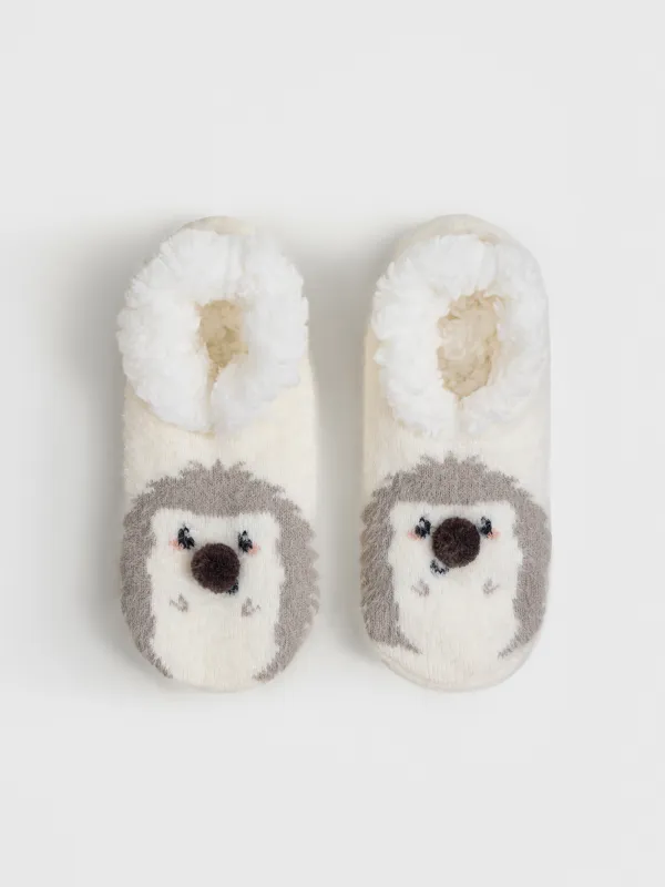 Носки женские, с помпоном, Funny warm, image-0