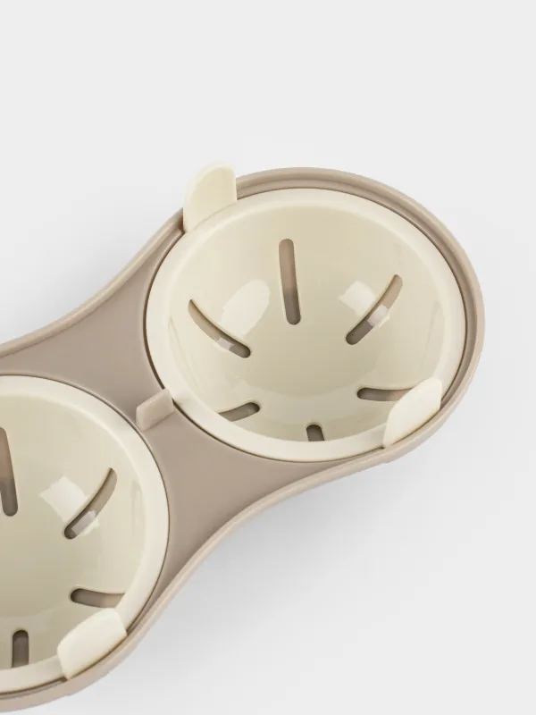 Микротолқынды пеште пісірілетін жұмыртқа пішіні, 22x12 см, 2 зат, пластик, түс, Soft kitchen, image-7