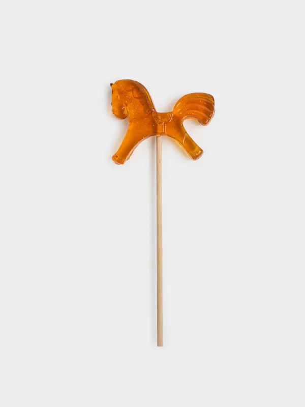 Мұз кәмпит, 21 гр, таяқшада, изомальт, қоңыр, Жылқы, Sweet life, image-0