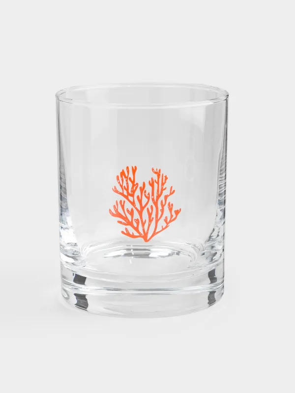 Виски стақаны, 10 см, 340 мл, 2 дана, шыны, теңіз маржандары, Libona, image-1