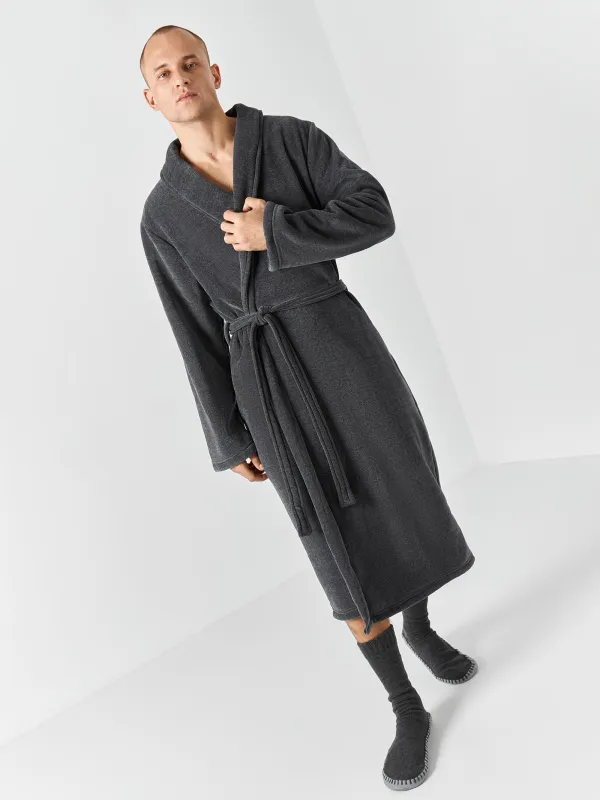 Ерлер тәпішке-шұлықтары, үйге арналған, өлшемі 39-42, акрил/полиэстер, қою сұр, Hot winter, image-7