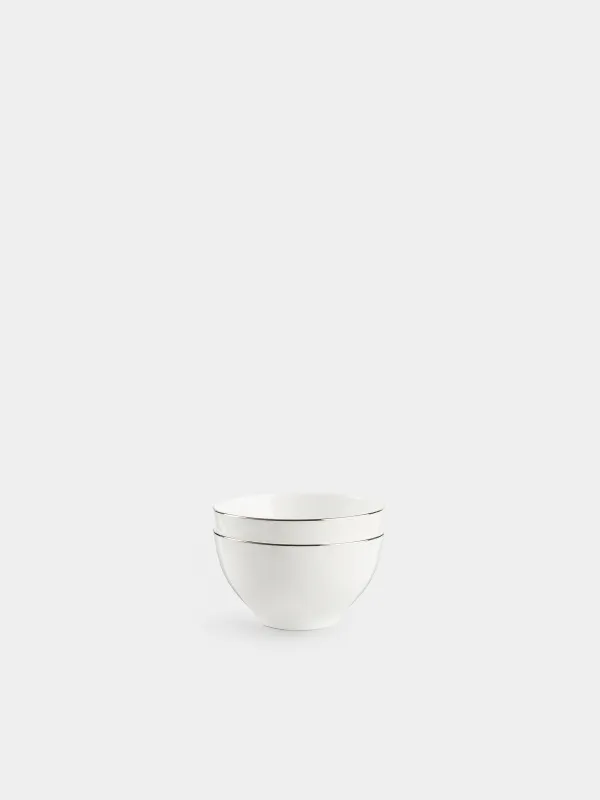 Пиала, 12х6 см, 2 шт, Ideal silver, image-0