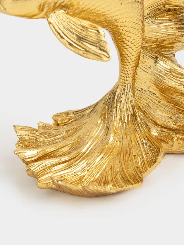 Мүсінше, 20 см, полирезин, алтын түстес, Балық, Goldfish, image-5