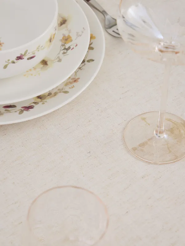 Үстел төсеніші, 40х160 см, полиэстер/зығыр, сарғылт-қоңыр, Гүлдер арасындағы қоян, Bunny in flowers, image-4