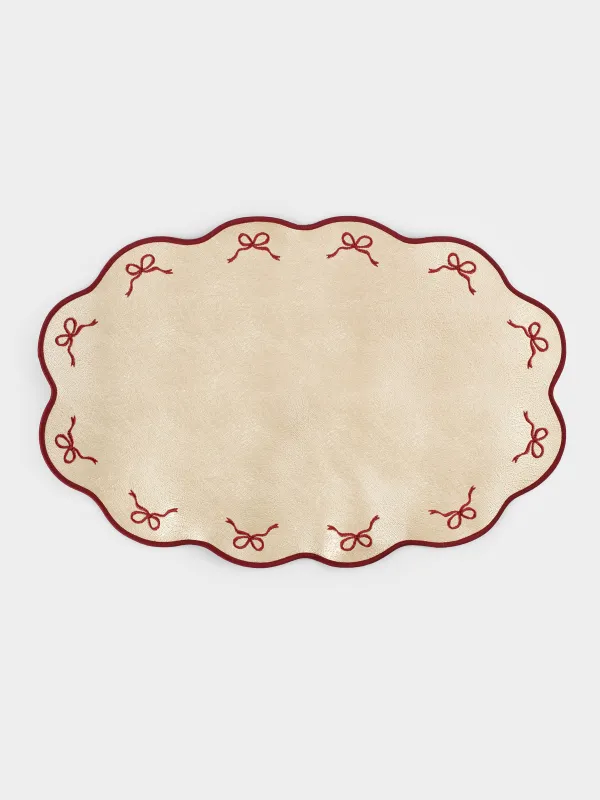 Аспаптарға арналған майлық, 30х45 см, қайтымды, ПВХ/полиэстер, бұйра, күміс/алтын, Rock, image-0