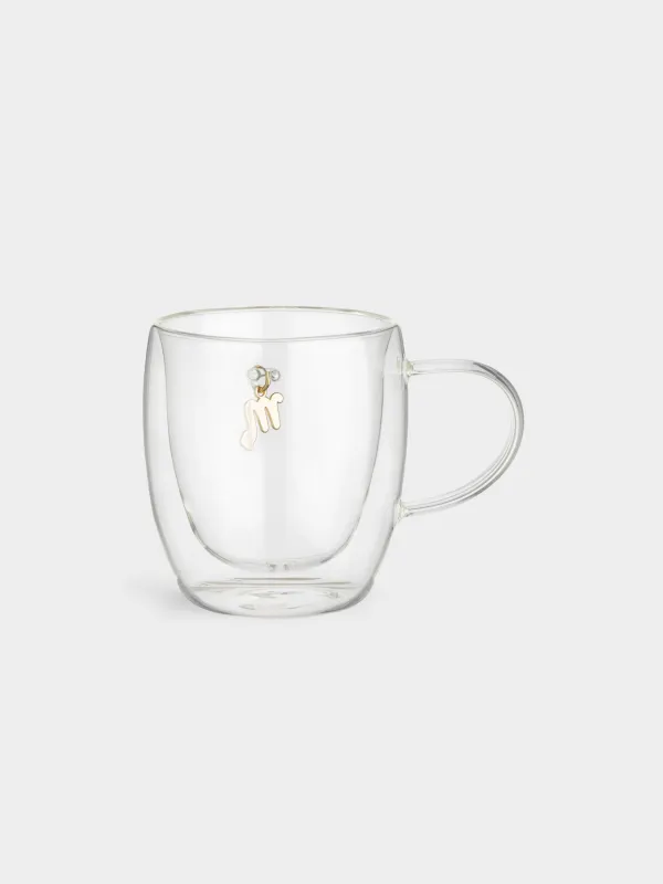 Саптыаяқ, 280 мл, шыны Б/металл, алтын түстес аспасы бар, Сарышаян, Air figure zodiac, image-2