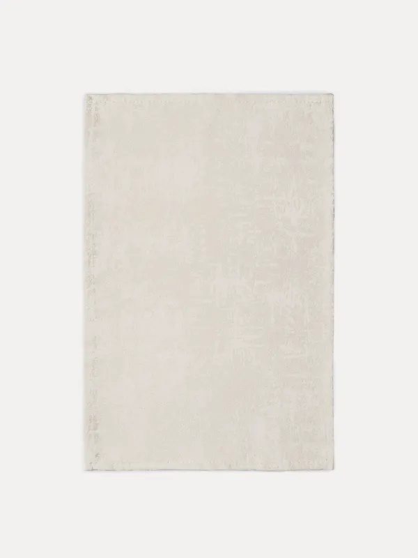 Салфетка под приборы, 30х45 см, полиэстер, прямоугольная, бежевая, Jacquard, image-0