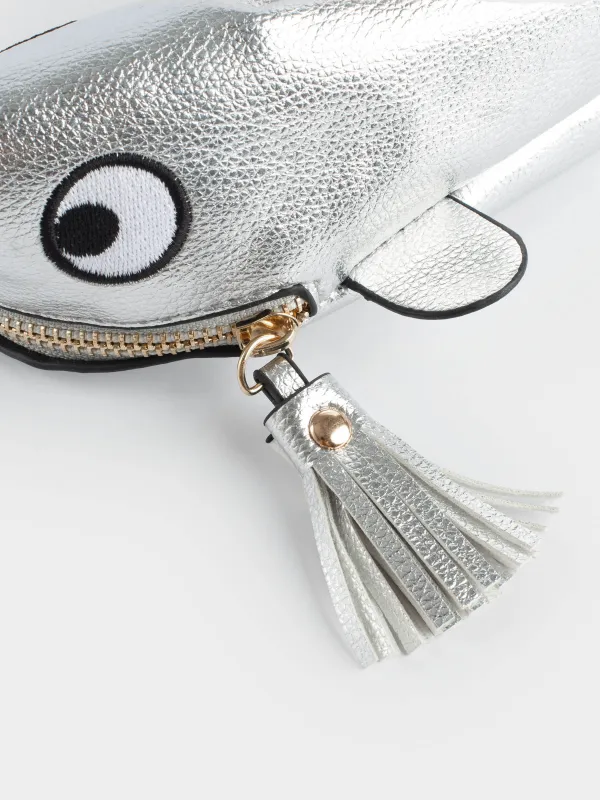 Қаламсауыт, 25х9 см, полиуретан, күміс, Акула, Aquatic animals, image-2