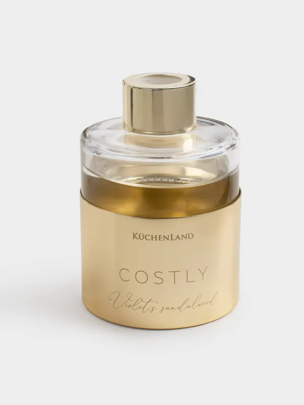 Ароматический диффузор, 120 мл, золотистый, Violet sandalwood, Costly, image-2
