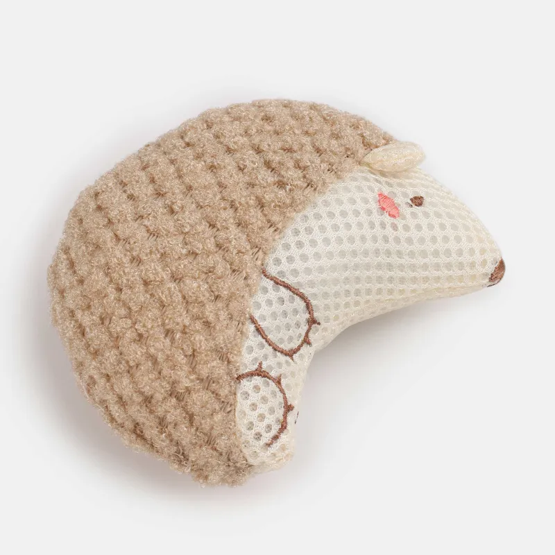 Денені жууға арналған жуғыш зат, 11Х11 см, балаларға арналған, полиэстер / нейлон, сарғылт-қоңыр, кірпі, Forest animals, image-2