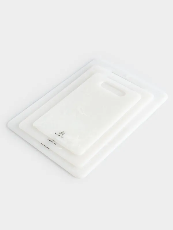 Кесу тақталарының жиынтығы, 25/30/35 см, 3 дана, пластик, тікбұрышты, ақ, Maniera, image-5