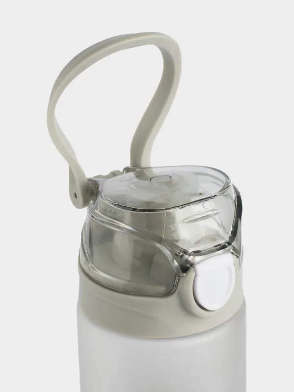 Суға арналған бөтелке, 900 мл, пластик/силикон, сұр, Water balance, Sport, image-4