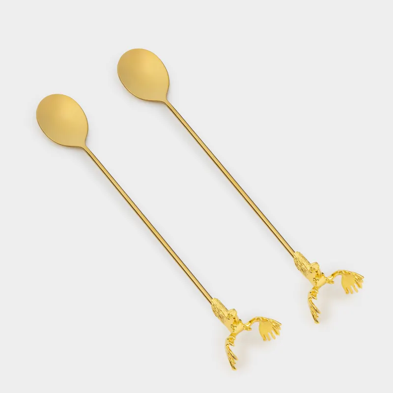 Десерт қасығы, 20 см, 2 дана, болат, Бұлан, Moose story