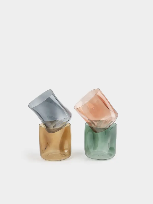 Стақан, 9 см, 300 мл, 4 дана, шыны, түсі, Rodengo, image-1