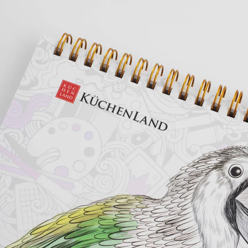 Альбом для раскрашивания, 21х21 см, 24 листа, на кольцах, Животные, Draw creative, image-1