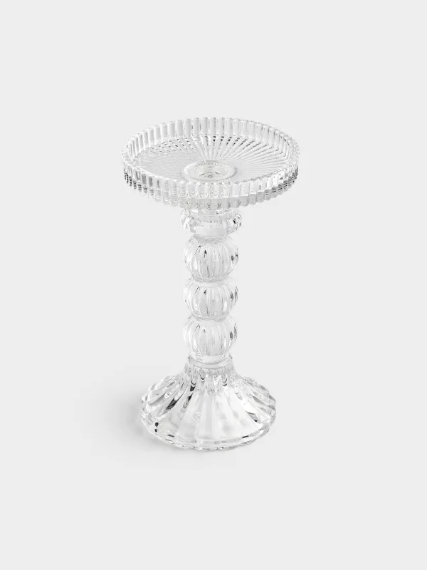 16 см, цилиндрлік/жіңішке майшамға арналған, аяғы бар, жиналмалы, шыны Р, Ribby, image-1