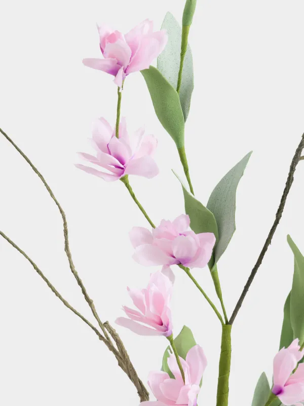 Сәндік бұтақ, 80 см, полиэтилен, Қызғылт гүлдер, Flower garden, image-3