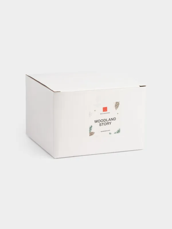 Саптыаяқ, 350 мл, фарфор Р, қоңыр, Жиегі тегіс емес, Crumple color, image-5