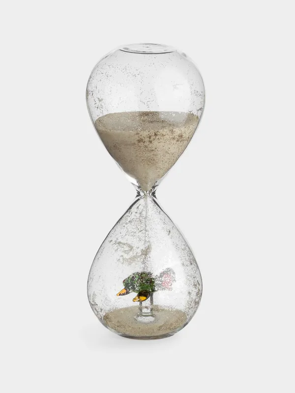 Сәндік сағат, 16 см, шыны/құм, тасбақа, Sand time, image-0
