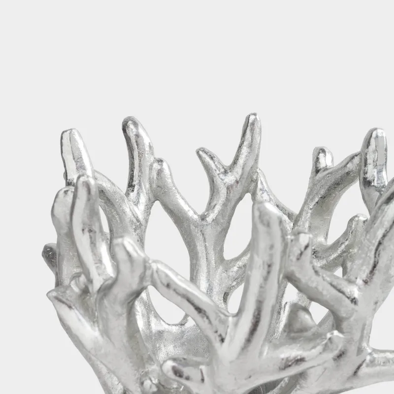 Сәндік ваза, 30 см, полирезин, күміс, Бұғы басы, Deer sparks, image-2