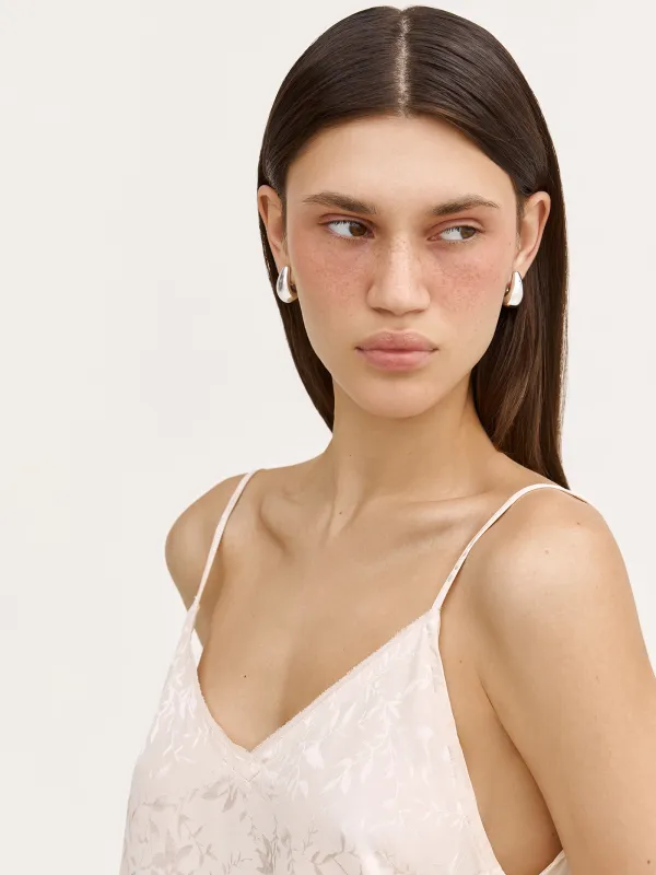 Пусет сырғалары, 2 см, 2 дана, CCB пластик, күміс түстес, Jewelry, image-5