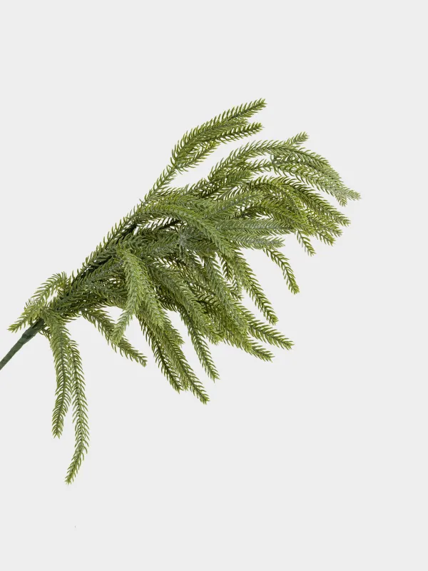 Ветка декоративная, 60 см, пластик/бумага, Хвоя, Conifer decor, image-2