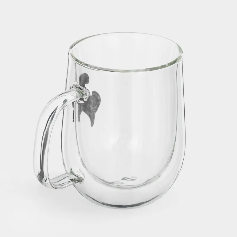 Саптыаяқ, 350 мл, металлдан жасалған шыны, күміс, Тоқты, Air zodiac, image-2